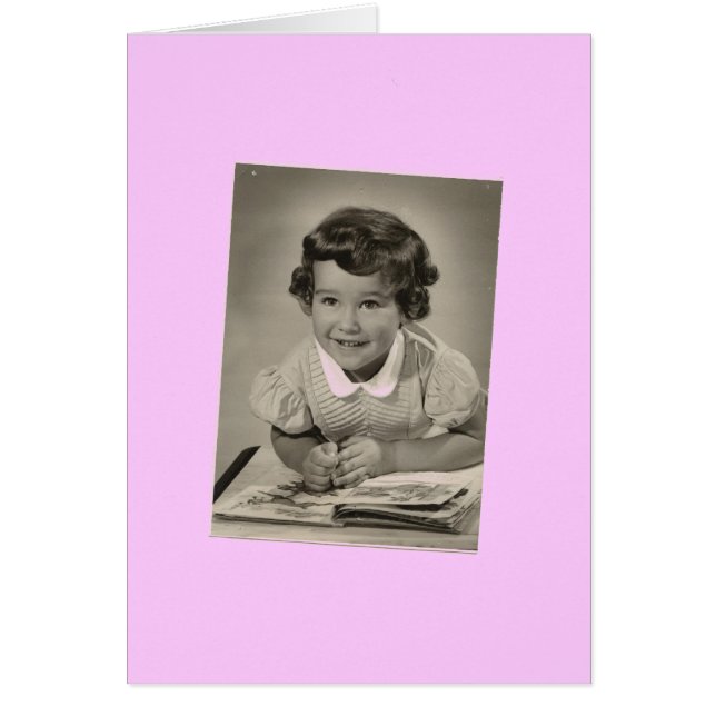 De Big Girl-kaart (Voorkant)