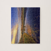 De Big Hole-rivier bij het laatste licht bij Jacks Legpuzzel (Verticaal)