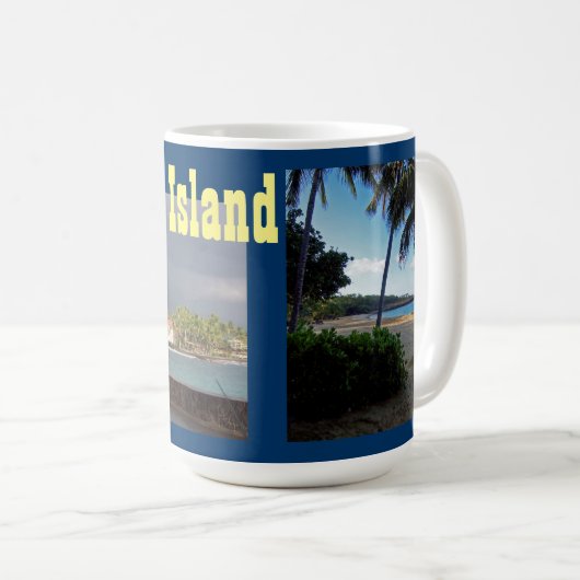 De Big Island Hawaii Koffiemok (Voorkant rechts)