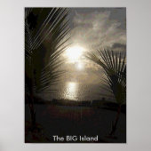 De BIG Island-Sunset Poster (Voorkant)