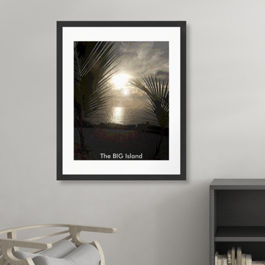 De BIG Island-Sunset Poster