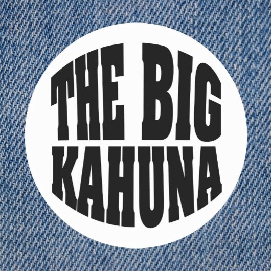 De Big Kahuna Ronde Sticker
