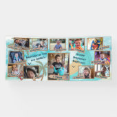 De Big One Baby's eerste jaar verjaardagsbanner Spandoek (Horizontaal)