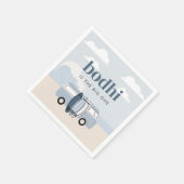 De Big One Boys' Beach Surf Verjaardag Servet (Hoek)