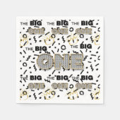 De BIG One Hip Hop Verjaardags servetten (Voorkant)