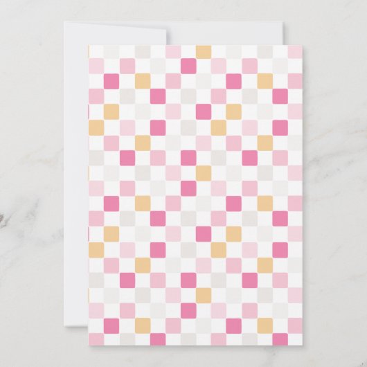 De BIG ONE meisjes '1st Beach Surf Verjaardag Kaart (Achterkant)