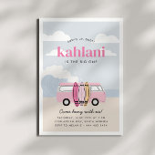 De BIG ONE meisjes '1st Beach Surf Verjaardag Kaart