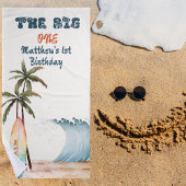 De Big One Ocean Wave Surf Strandlaken