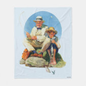 De Big One vangen Fleece Deken (Voorkant)