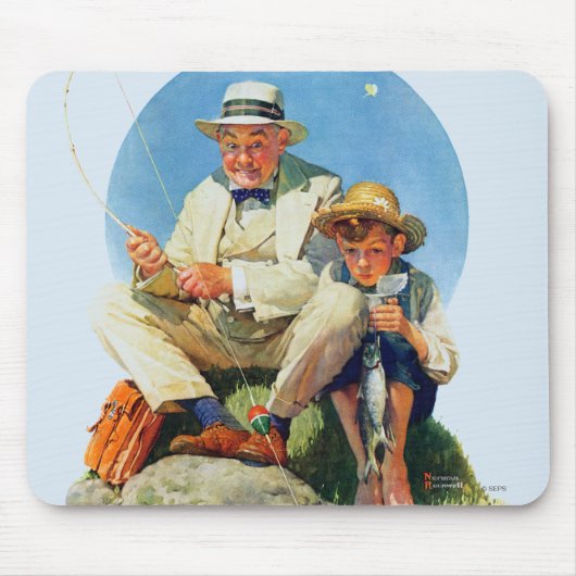 De Big One vangen Muismat (Voorkant)