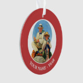 De Big One vangen Ornament (voorkant)