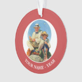 De Big One vangen Ornament (voorkant)