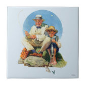 De Big One vangen Tegeltje (Voorkant)