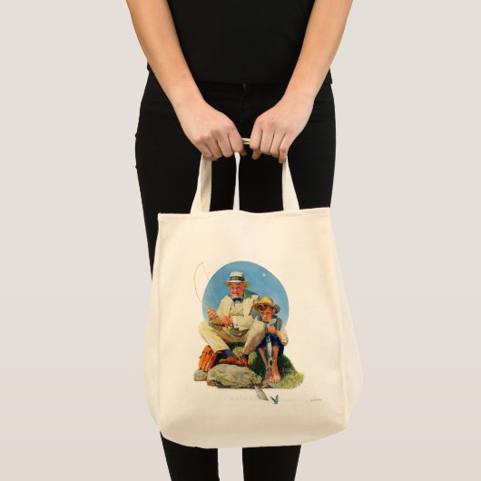 De Big One vangen Tote Bag (Voorkant (product))