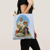 De Big One vangen Tote Bag (Dichtbij)