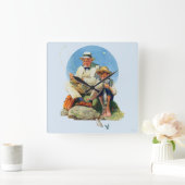 De Big One vangen Vierkante Klok (Huis)