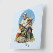 De Big One vangen Vierkante Klok (Hoek)