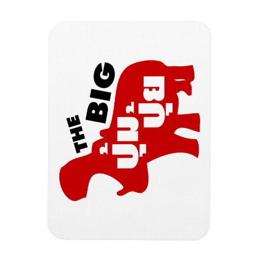 DE BIG PUM PUI = Vat in de Thaise taal Magneet (Verticaal)