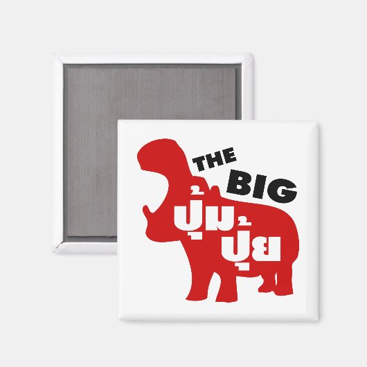 DE BIG PUM PUI = Vat in de Thaise taal Magneet (Voorkant / Achterkant)