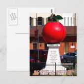 DE BIG RED APPLE - Cornelia, Georgia Briefkaart (Voorkant / Achterkant)