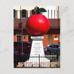 DE BIG RED APPLE - Cornelia, Georgia Briefkaart