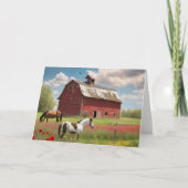 De Big Red Barn Kaart (Voorkant)