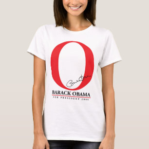 De Big Red O - Barack Obama voor President T-shirt