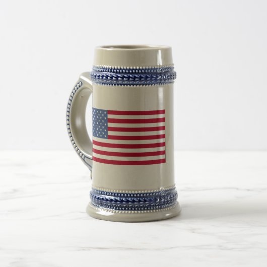 De Big Red One American Stein Bierpul (Voorkant links)