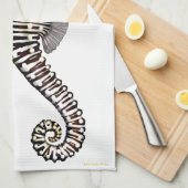 De Big Seahorse Kitchen Towel Theedoek (Quarter Fold)