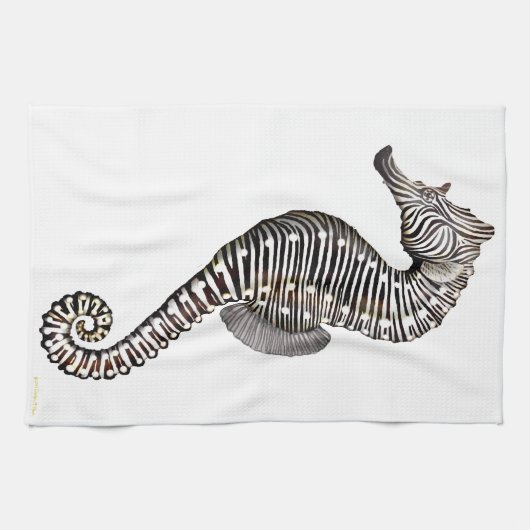 De Big Seahorse Kitchen Towel Theedoek (Horizontaal)