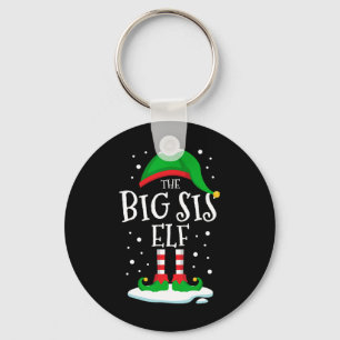 De Big Sis Elf kerstfamilie komt overeen met de ke Sleutelhanger