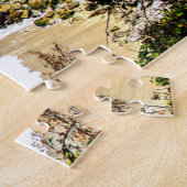 De Big Sur Californië. Kerstgroeten Legpuzzel (Zijkant)