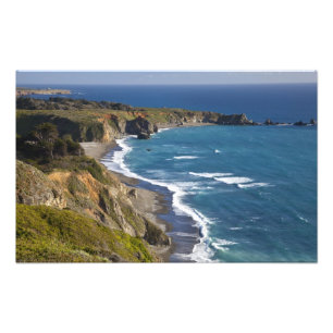 De Big Sur-kustlijn in Californië, VS Foto Afdruk