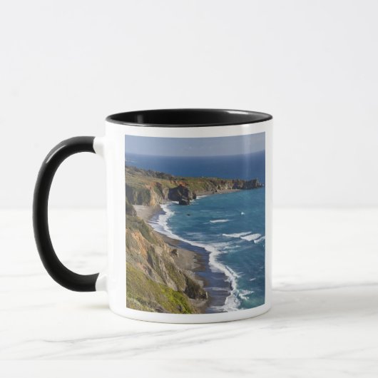 De Big Sur-kustlijn in Californië, VS Mok (Links)