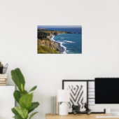 De Big Sur-kustlijn in Californië, VS Poster (Thuiskantoor)