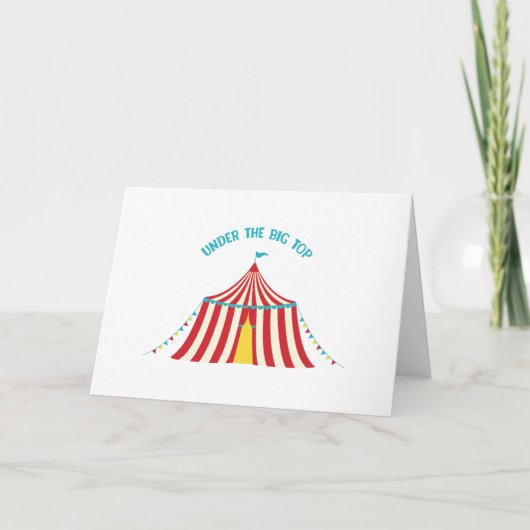 De Big Top Kaart (Voorkant)