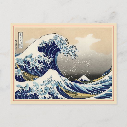 De Big Wave van Kanagawa Briefkaart (Voorkant)