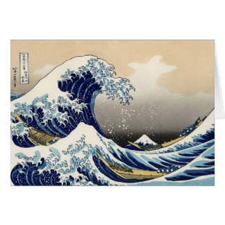 De Big Wave van Kanagawa Card