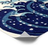 De Big Wave van Kanagawa Poster (Hoek)
