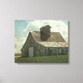 De Big White Barn Canvas Afdruk (Voorkant)