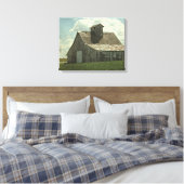 De Big White Barn Canvas Afdruk (Insitu (Slaapkamer))