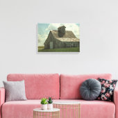 De Big White Barn Canvas Afdruk (Insitu (Woonkamer))