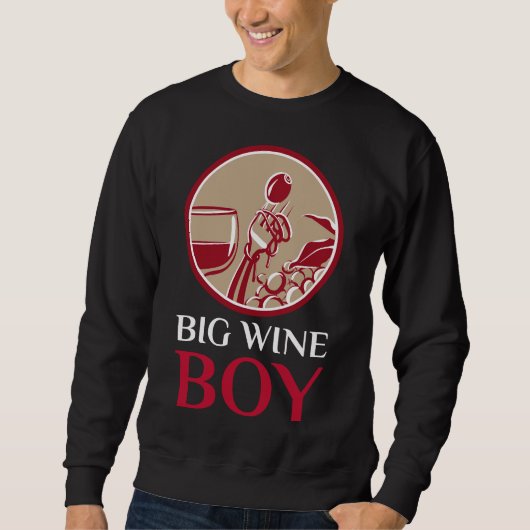 De Big Wine Boy Trui (Voorkant)