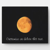 De Big Yellow Moon;  Fotoplaat (Voorkant)