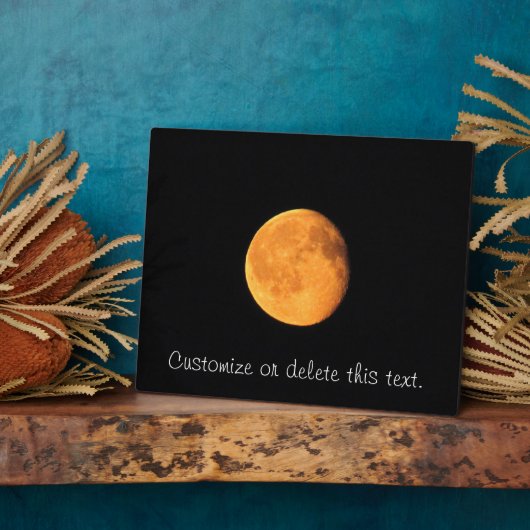 De Big Yellow Moon;  Fotoplaat (Zijkant)