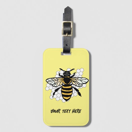 De bij bagagelabel (Voorkant (verticaal))