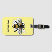 De bij bagagelabel (Voorkant (horizontaal))