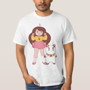 de bij- en de puppycatwagen is grappig; t-shirt