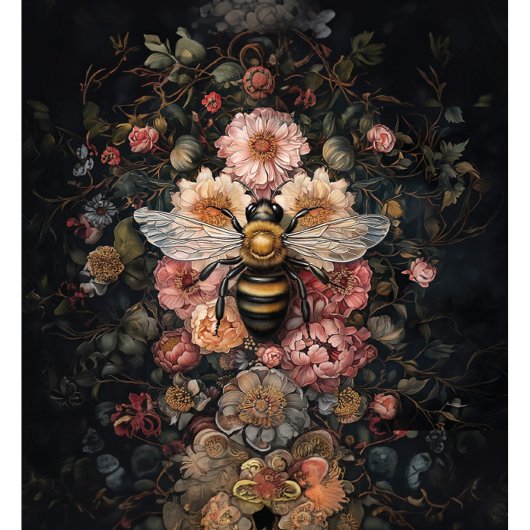 De bij in bloei tissuepapier