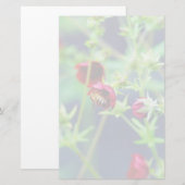 De bij met de rode ventilator briefpapier (Voorkant / Achterkant)